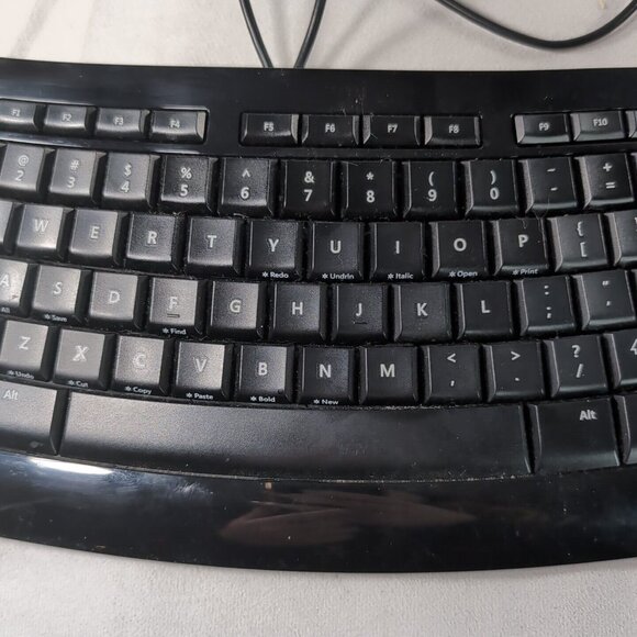 Microsoft Comfort Curve 3000 for Business Ergonomic Wired Keyboard TESTED WORKS - Picture 3 of 10
